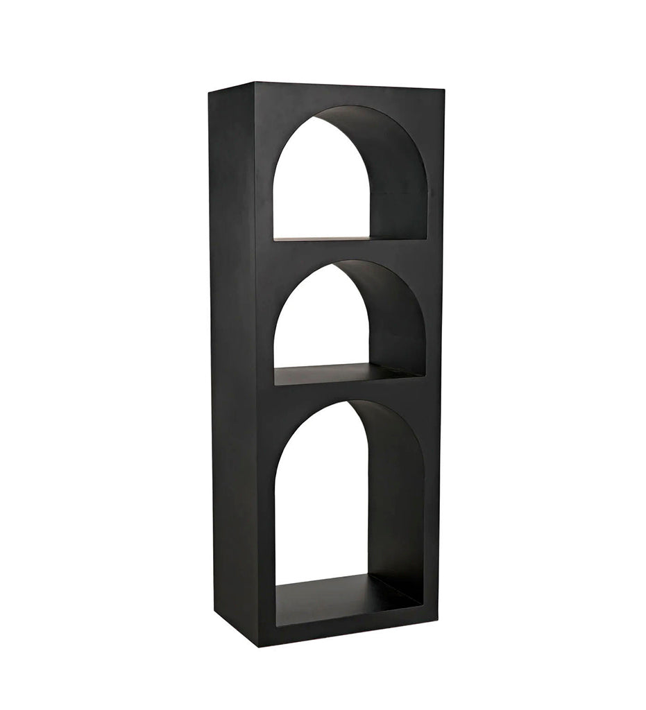 Noir, Aqueduct Bookcase - A