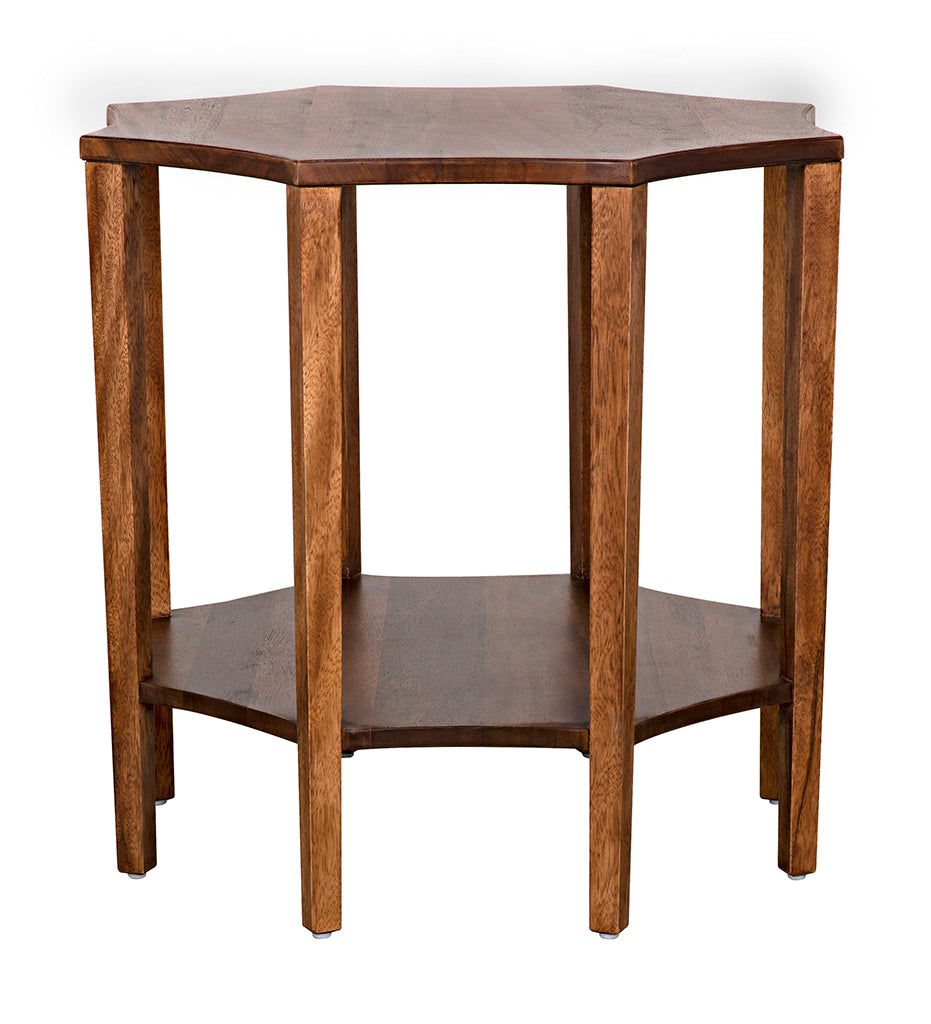 Noir, Ariana Side Tables - Dark Walnut