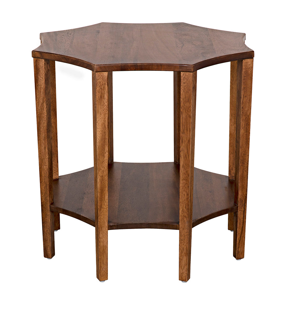 Noir, Ariana Side Tables - Dark Walnut