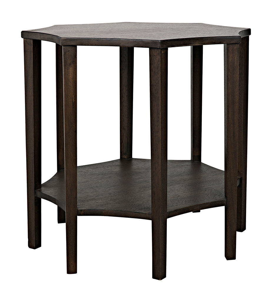 Noir, Ariana Side Tables - Ebony Walnut