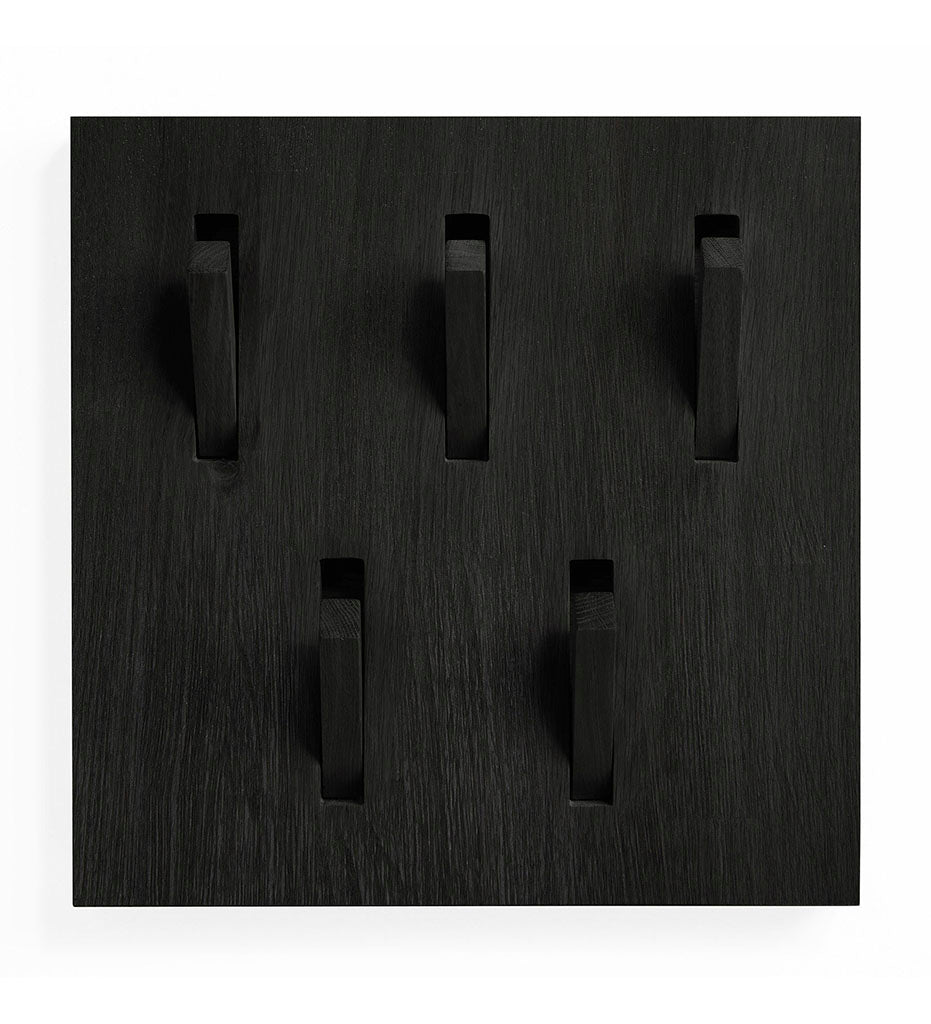 Ethnicraft, Black Utilitile Wall Hanger - Oak