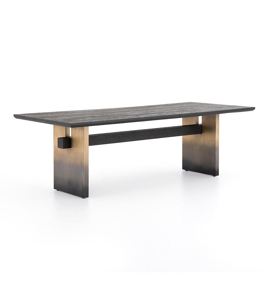 Four Hands, Brennan Dining Table - Worn Black