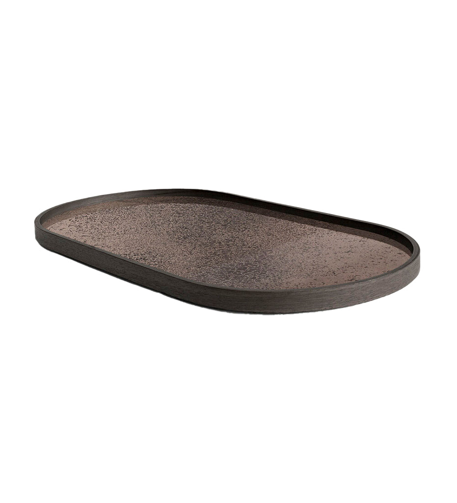 Ethnicraft, Bronze Mirror Tray - Oblong - L