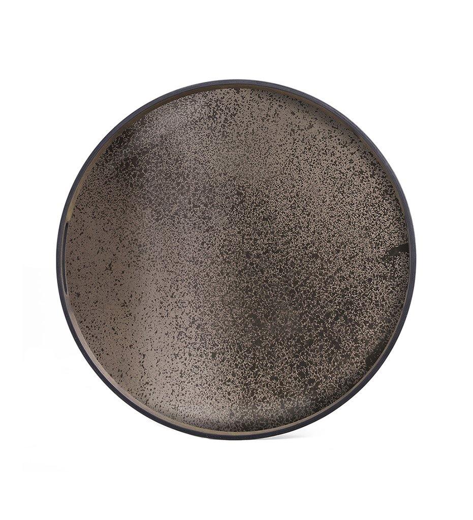 Ethnicraft, Bronze Mirror Tray - Round - S