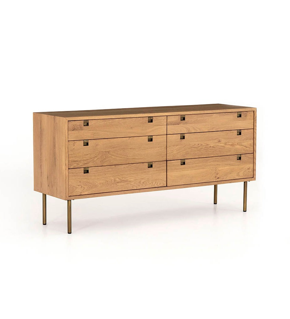 Four Hands, Carlisle 6 Drawer Dresser - Natural Oak