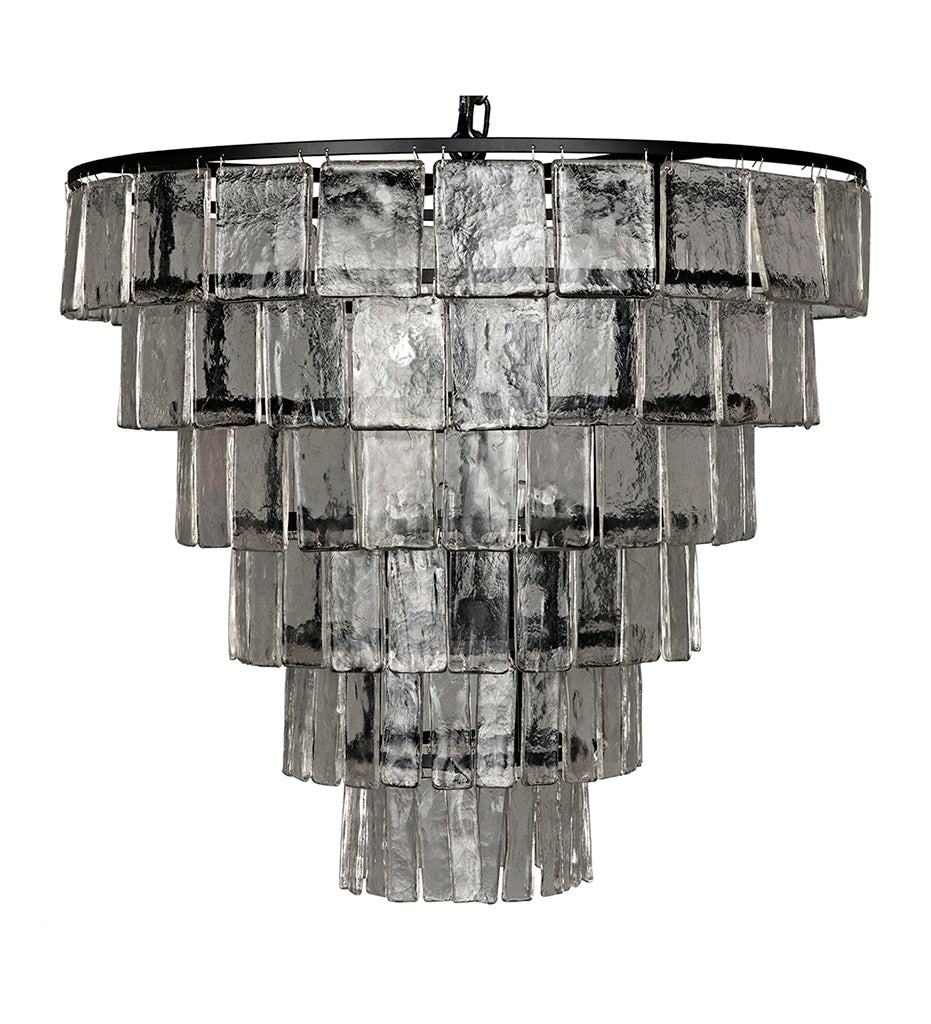 Noir, Carnegie Chandelier - Large - Black Steel