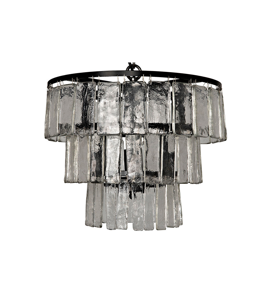 Noir, Carnegie Chandelier - Small - Black Steel