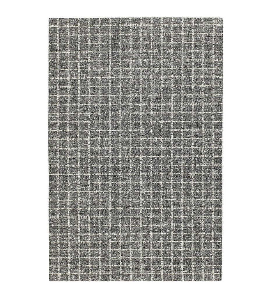 Dash and Albert, Conall Grey Hand Micro Hooked Wool Rug