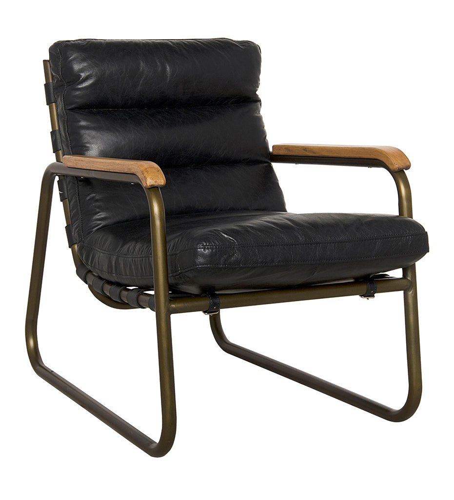 Noir, Cowhide Arm Chair