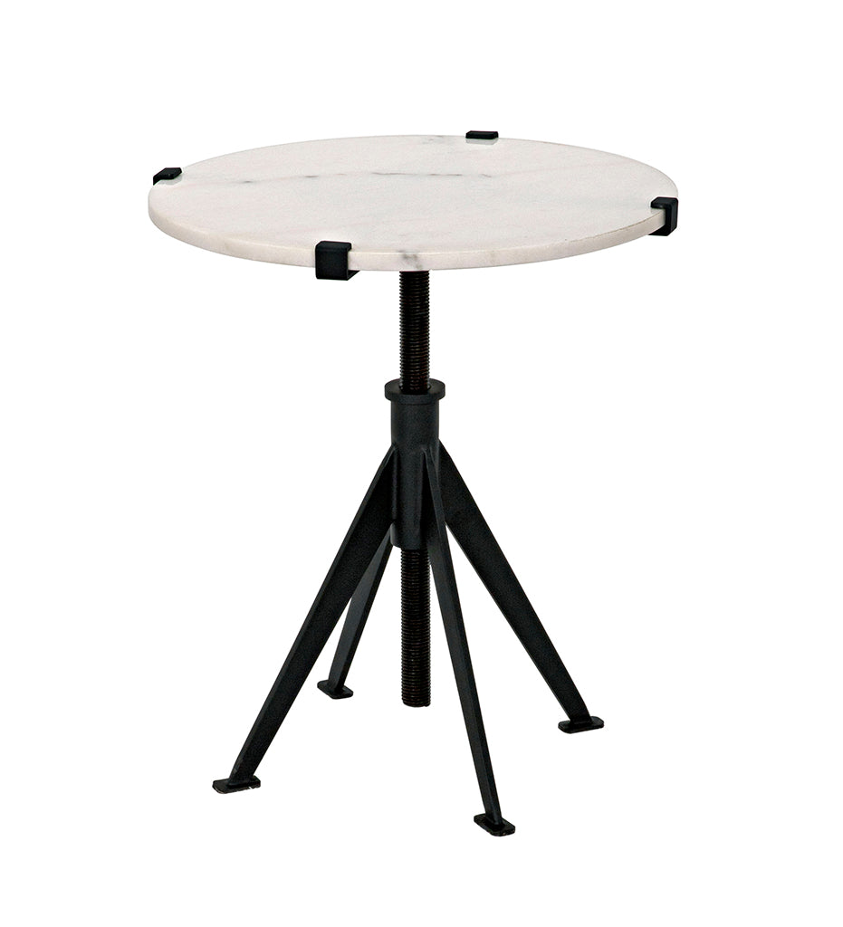 Noir, Edith Adjustable Side Tables