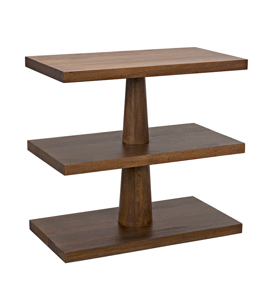 Noir, Fatima Side Tables - Dark Walnut