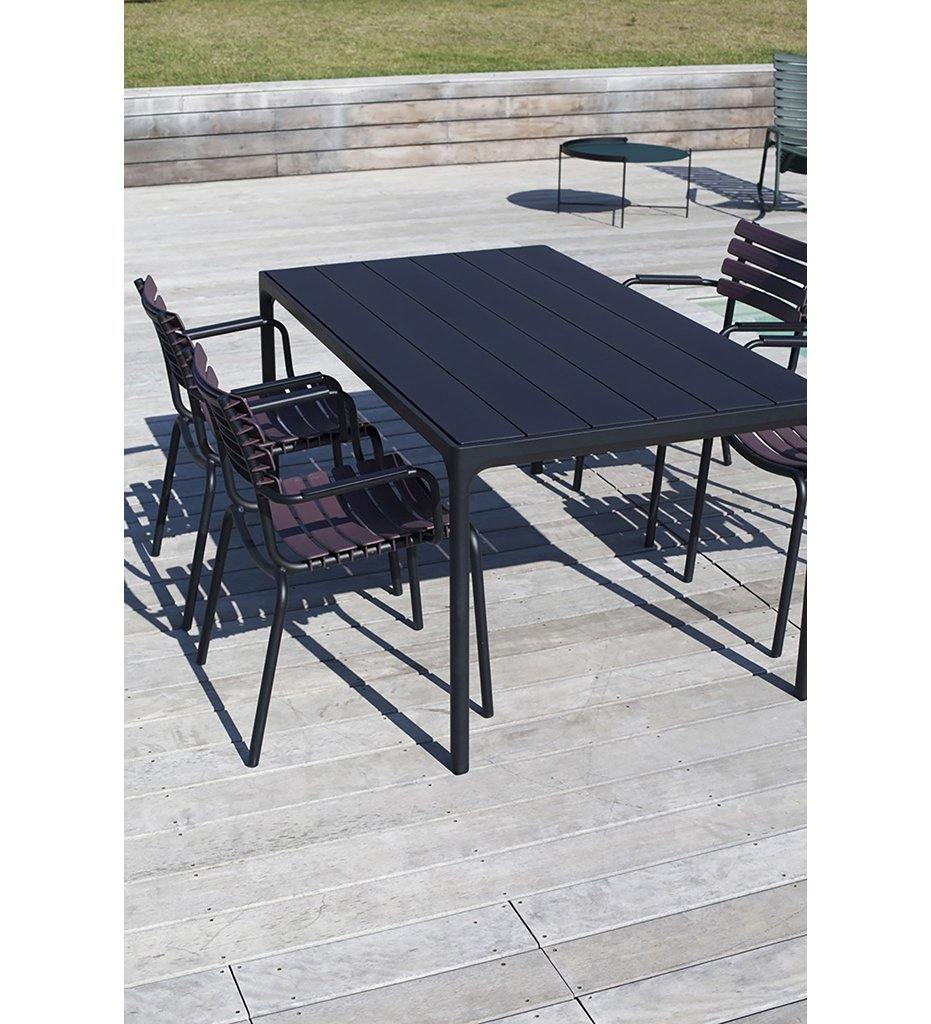 Houe, Four Large Aluminum Dining Table