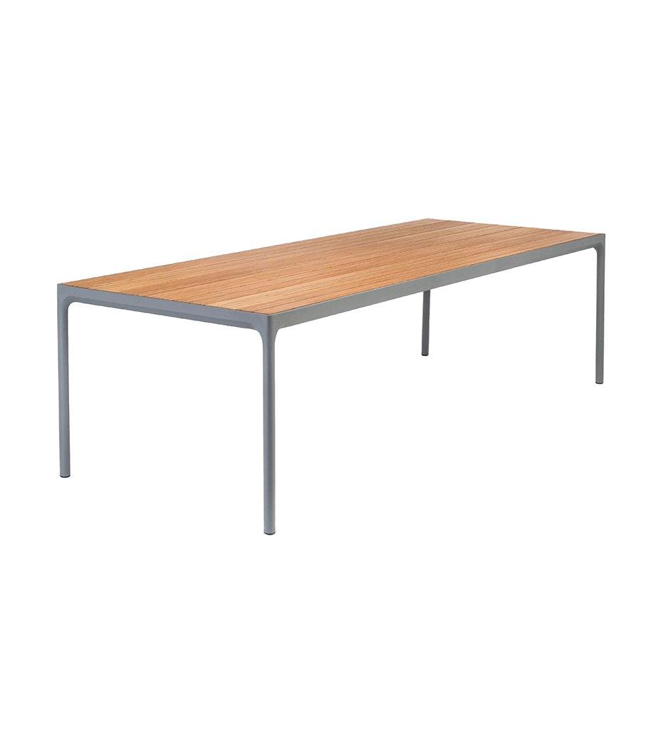 Houe, Four Large Bamboo Dining Table