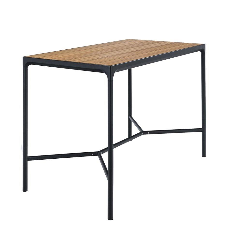 Houe, Four Rectangular Bamboo Bar Table