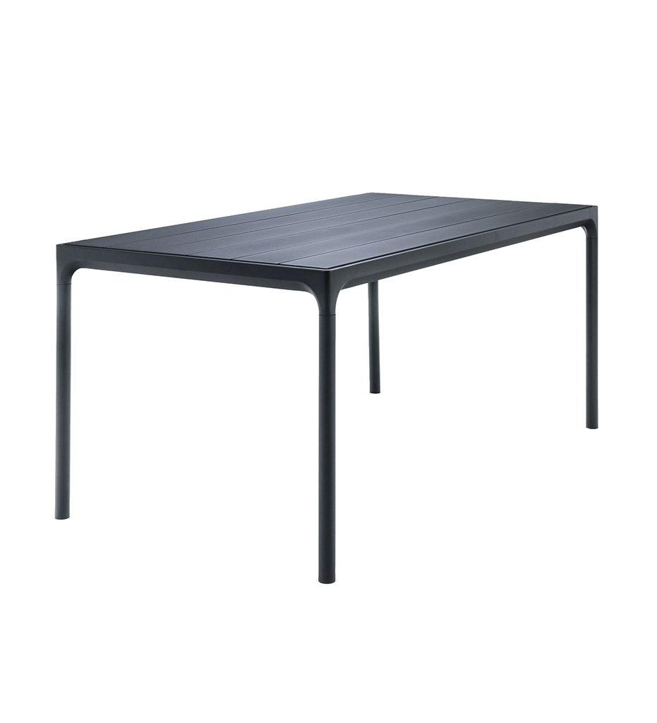 Houe, Four Small Aluminum Dining Table