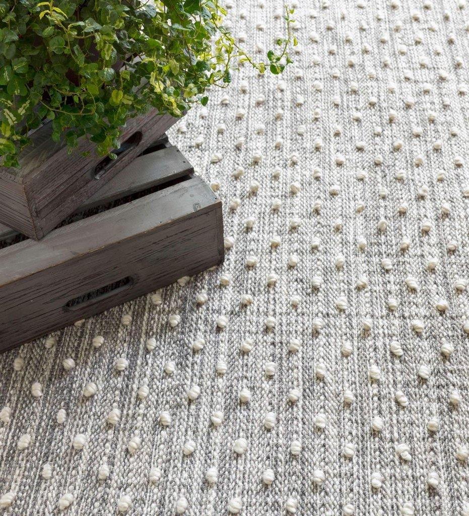 Dash and Albert, Hobnail Grey Indoor/Outdoor Rug