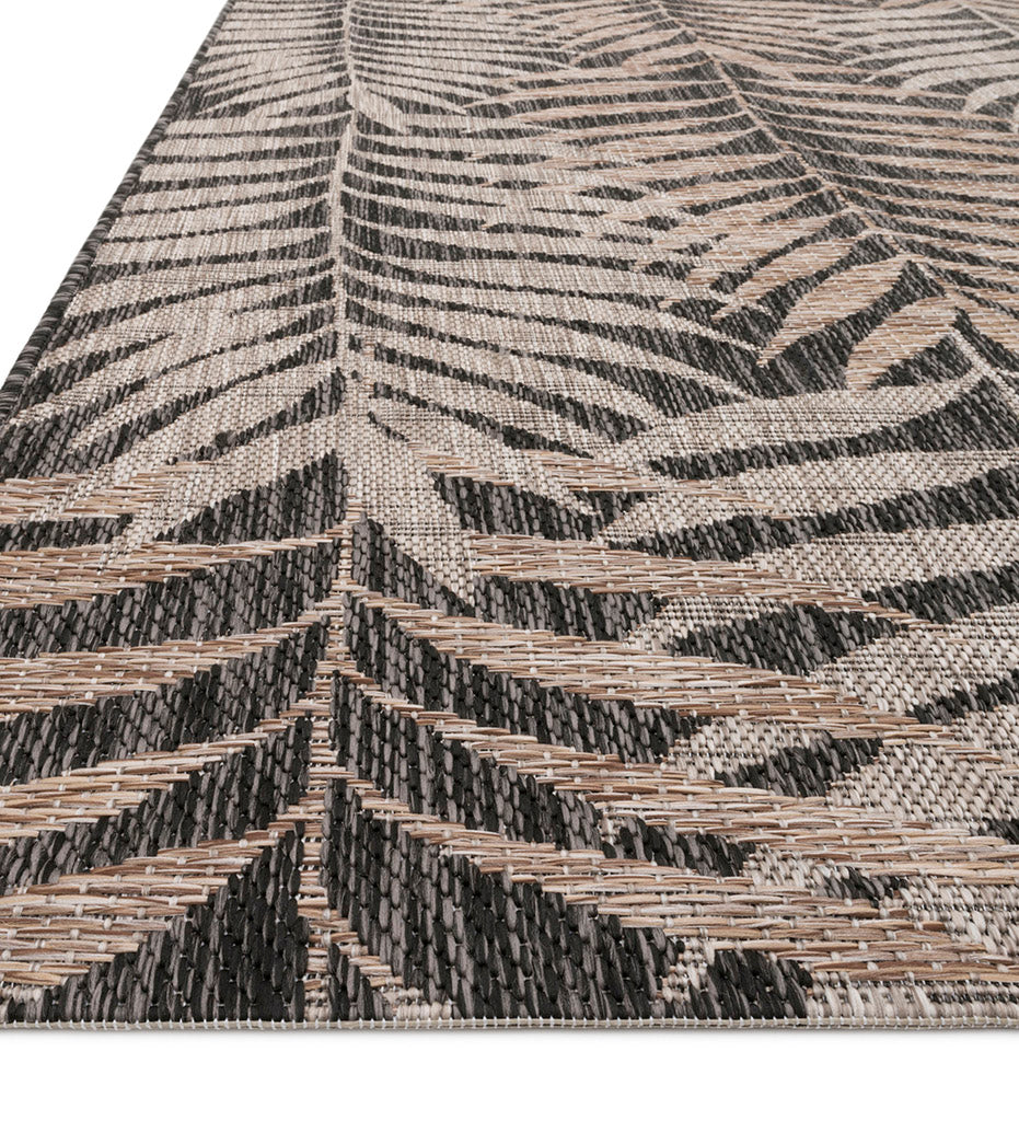 Loloi, Isle IE-08 Natural / Black Indoor / Outdoor Rug