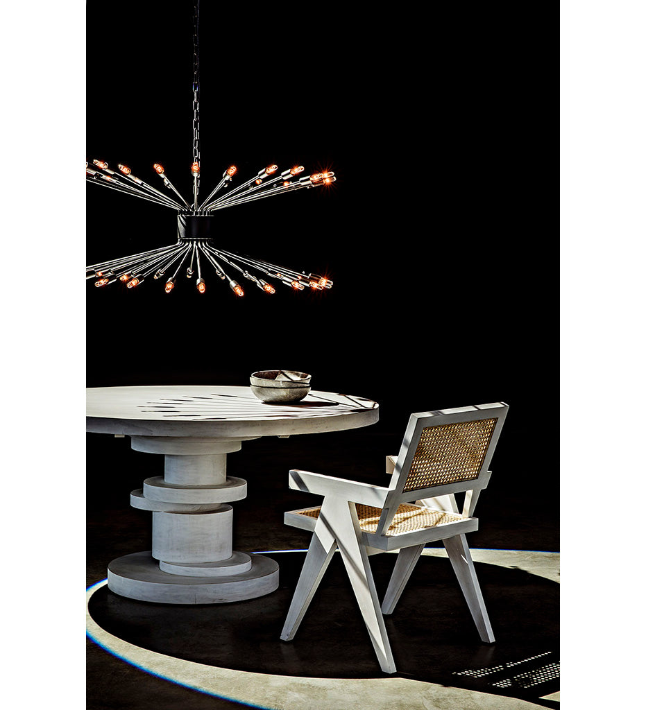 Noir, Lampberto Chandelier - Black Steel