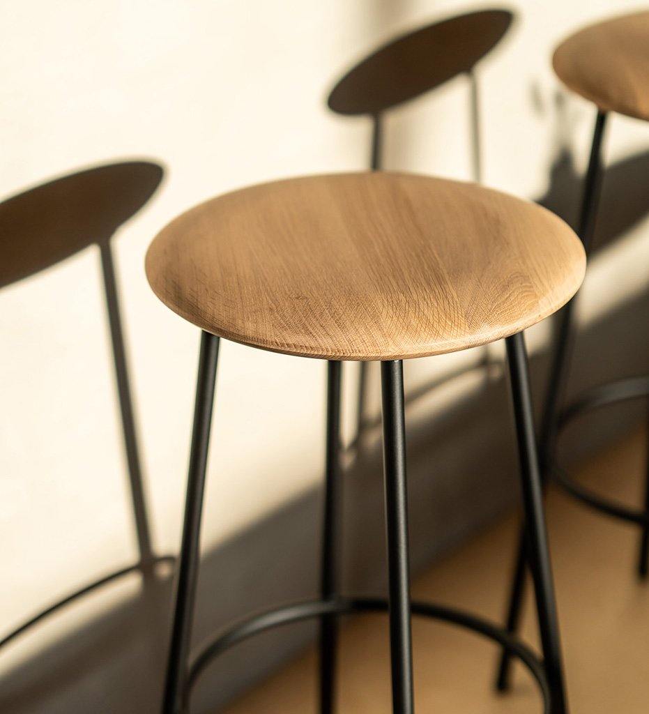 Ethnicraft, Oak Baretto Bar Stool