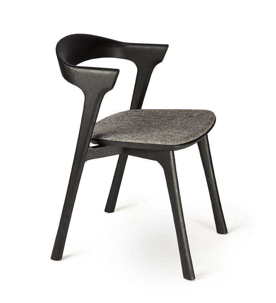 Ethnicraft, Oak Black Bok Dining Chair - Grey