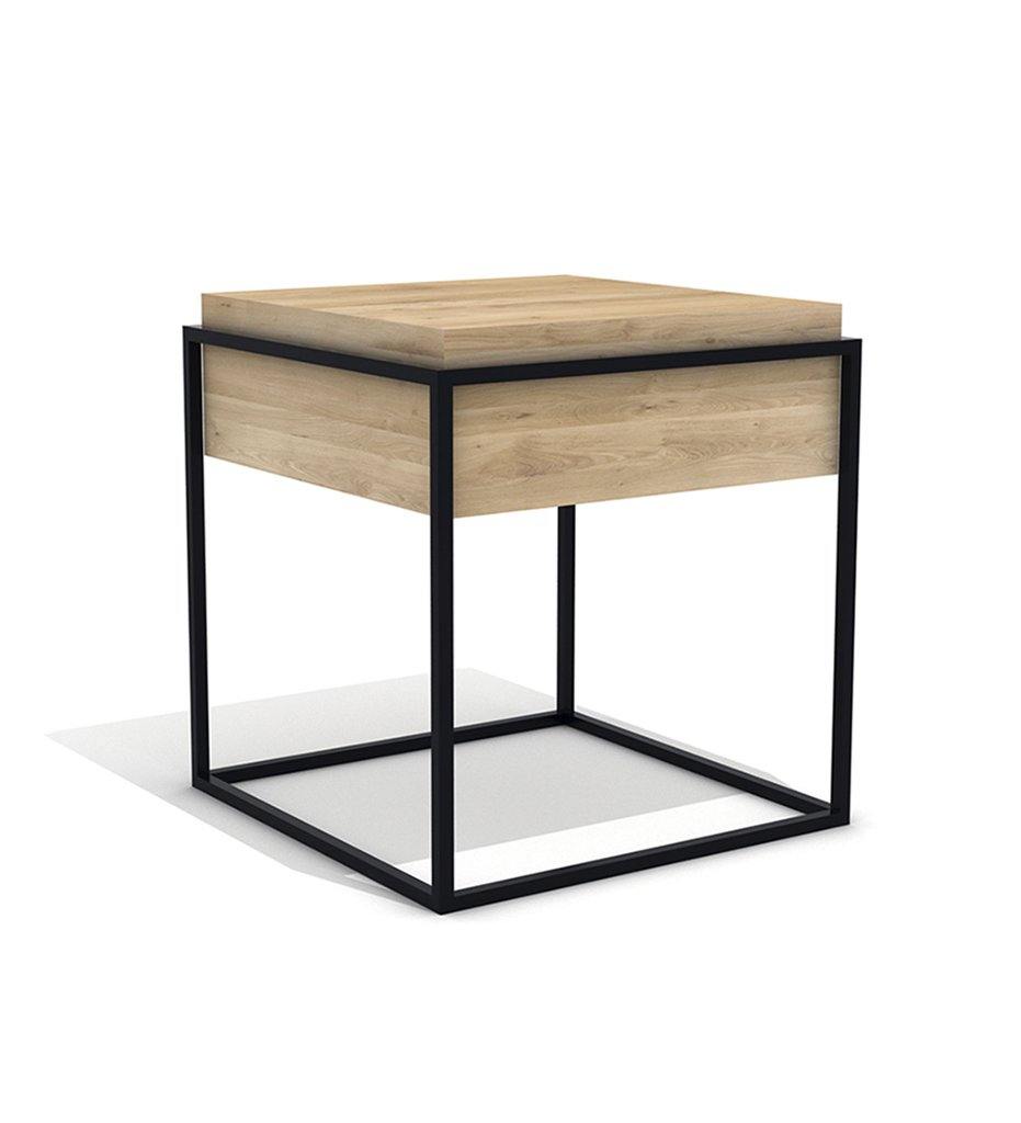 Ethnicraft, Oak Monolit Side Table - Slim