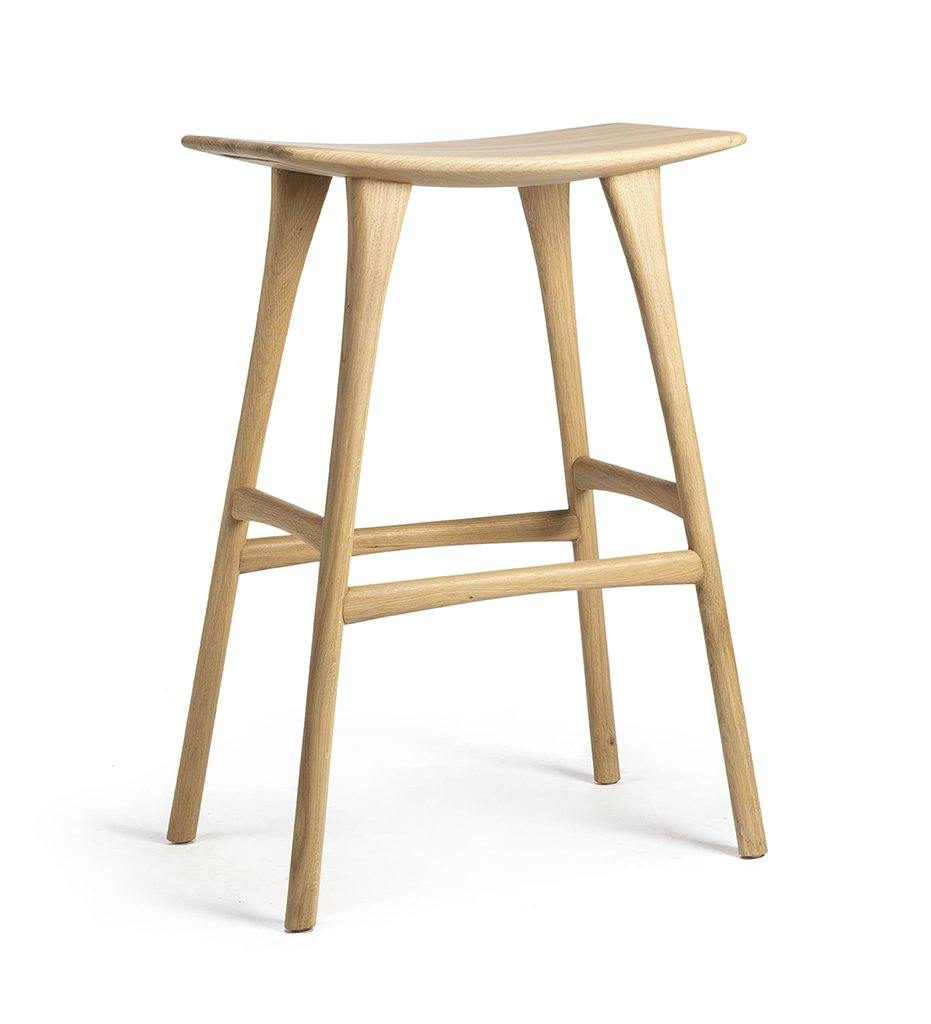 Ethnicraft, Oak Osso Bar Stool