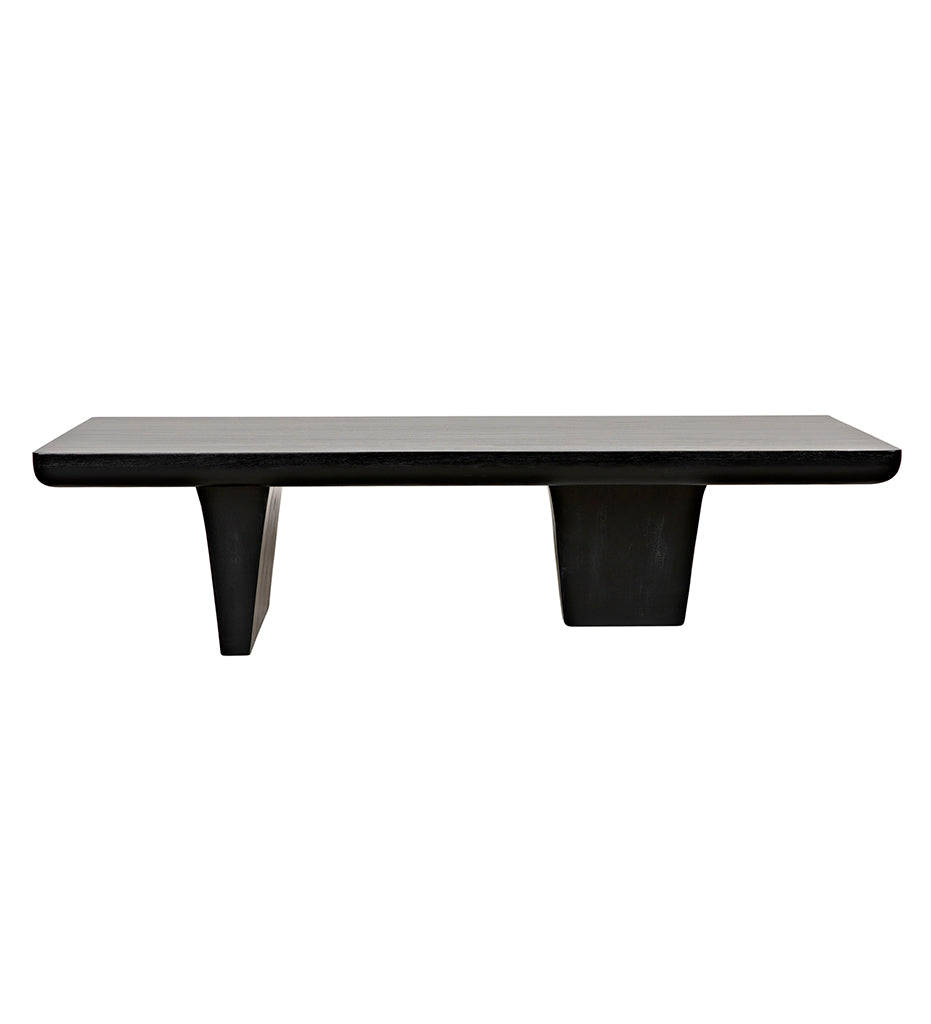 Noir, Ward Coffee Table - Hand Rubbed Black