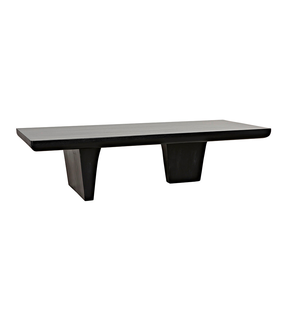 Noir, Ward Coffee Table - Hand Rubbed Black