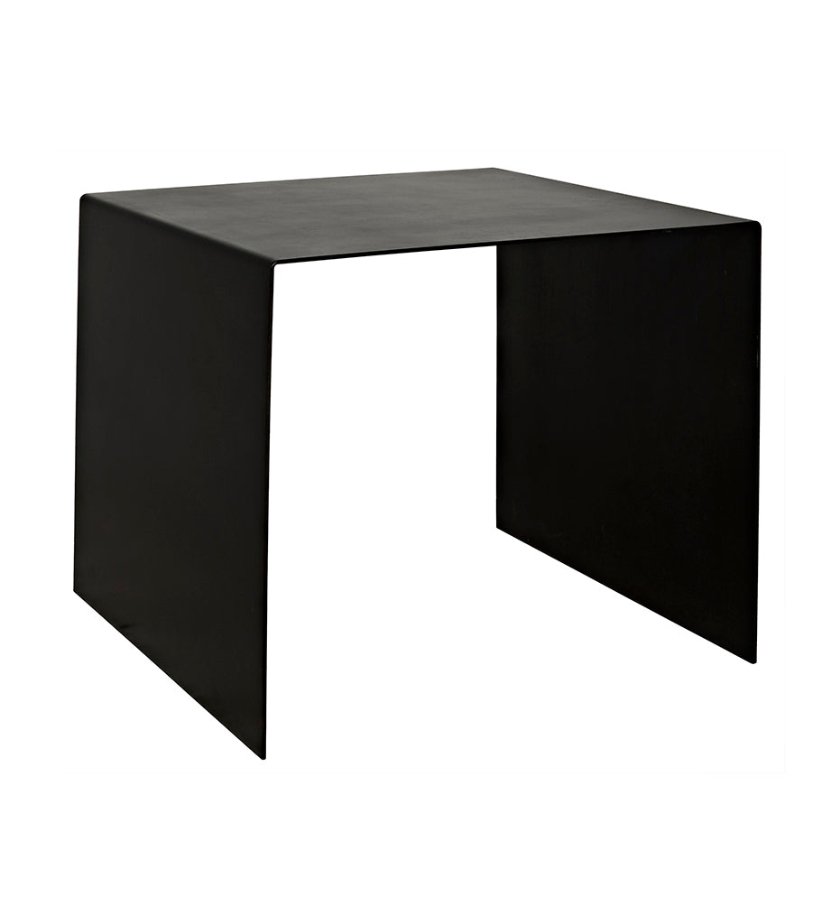 Noir, Yves Side Tables - Large - Black Steel